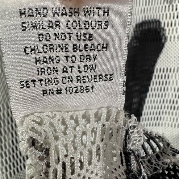 Dor Dor Couture Mesh Sheer Tunic Coverup Flowy Boho Artsy - Picture 9 of 10